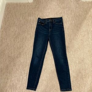 Banana Republic Women's Skinny Jeans in Deep Blue